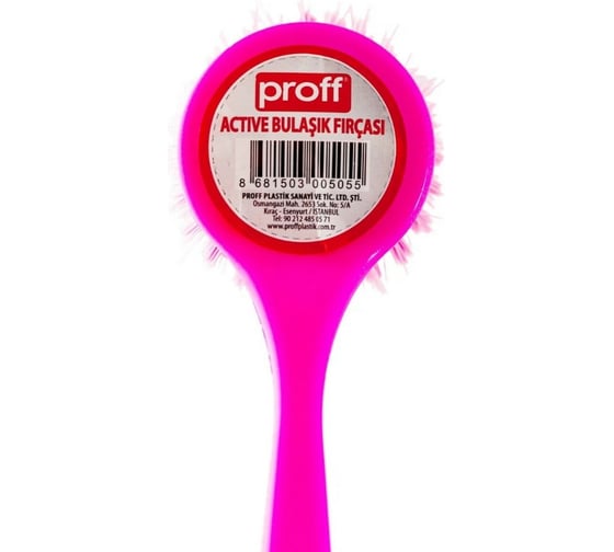 Кухонная щетка для посуды PROFF PLASTIK розовая, пластиковая ТК-2601505р