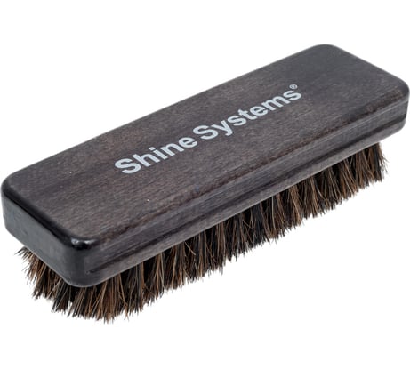 Щетка для чистки кожи с натуральной щетиной Shine systems Leather Brush SS783