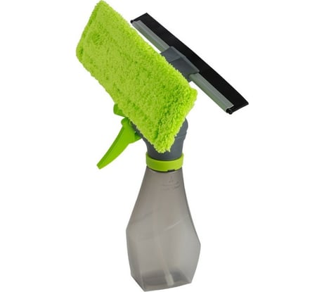 Стекломой с распылителем Рыжий кот скребком и насадкой из микрофибры 103998