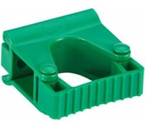 Гигиеничное настенное крепление и зажим Vikan 83 мм, зеленый цвет 10132