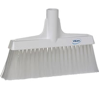 Щетка для подметания Vikan мягкая, 260 мм, мягкий и жесткий ворс, белый 31045