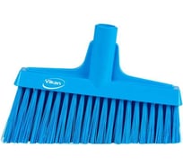 Щетка для подметания Vikan с ворсом под углом, 260 мм, средний ворс, синий 31053