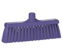 Щетка для подметания Vikan с прямой соединительной частью, 310 мм, средний ворс, фиолетовый 31668