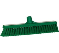 Щетка для подметания Vikan, 410 мм, мягкий и расщепленный ворс, зеленый 31782