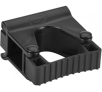 Гигиеничное настенное крепление и зажим Vikan 83 мм, черный цвет 10139