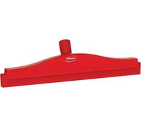 Гигиеничный сгон с подвижным креплением и сменной кассетой Vikan 405 мм, красный цвет 77224