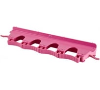 Настенное крепление Vikan для 4-6 предметов, 395 мм, розовый цвет 10181