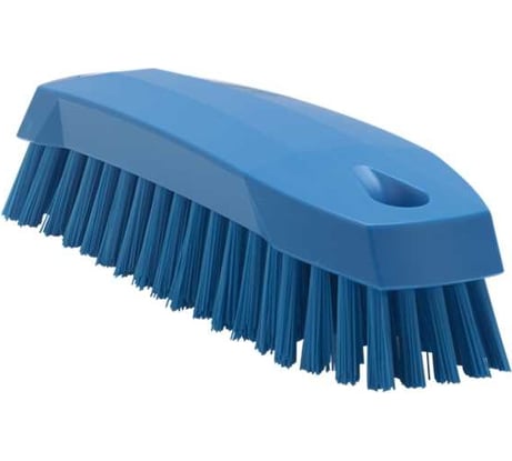 Ручная скребковая щетка Vikan 165 мм, средний ворс, синий 35873