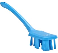 Щетка с длинной ручкой Vikan UST, 395 мм, жесткий ворс, синий 41963