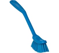 Щетка для мытья посуды Vikan малая, 290 мм, средний ворс, синий 42873