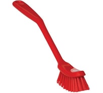 Щетка для мытья посуды Vikan малая, 290 мм, средний ворс, красный 42874