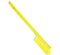Особо узкая чистящая щетка с длинной ручкой Vikan 600 мм, средний ворс, желтый цвет 41976