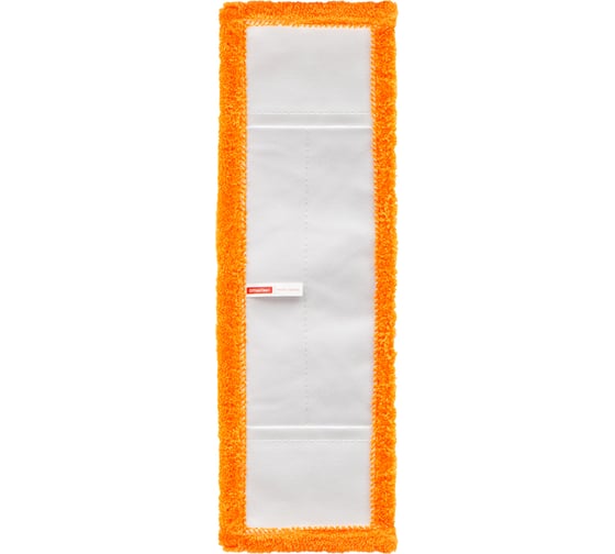 Насадка моп для швабры OfficeClean professional с карманами, 40x10 см, микрофибра, светло-оранжевая 303079