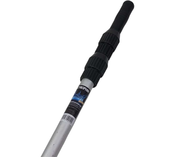 Телескопическая штанга Chemoform DELPHIN 1.8-3.6 м, из 2-х частей, чёрный 2500020DP
