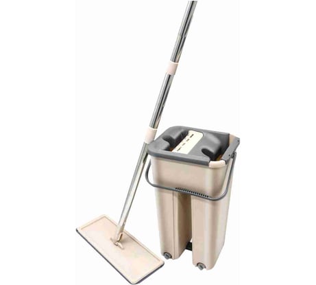 Набор для влажной уборки HAPPY PANDA HP-MB01 с ведром, с механизмом отжатия и 2 насадками РТ-00068761