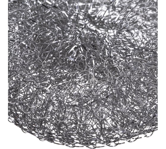 Губка для мытья посуды Luscan металл, 110x110x25 мм, 20 г, 3 шт в уп 978723