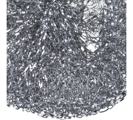 Губка для мытья посуды Luscan металл, 110x110x25 мм, 20 г, 3 шт в уп 978723