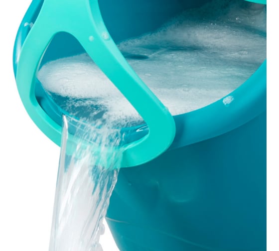 Комплект: Швабра + ведро на колесах, с механизмом отжима Leifheit CLEAN TWIST Disc Mop Ergo mobile 52102