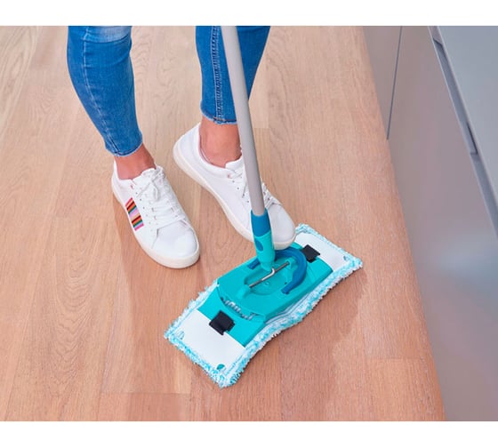 Комплект: Швабра + ведро на колесах, с механизмом отжима Leifheit CLEAN TWIST M Ergo mobile 52121