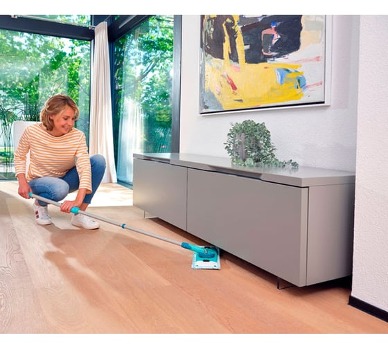Комплект: Швабра + ведро на колесах, с механизмом отжима Leifheit CLEAN TWIST M Ergo mobile 52121
