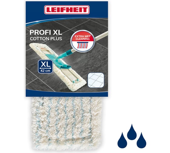 Запасная насадка для швабры Leifheit Profi XL cotton plus 55117