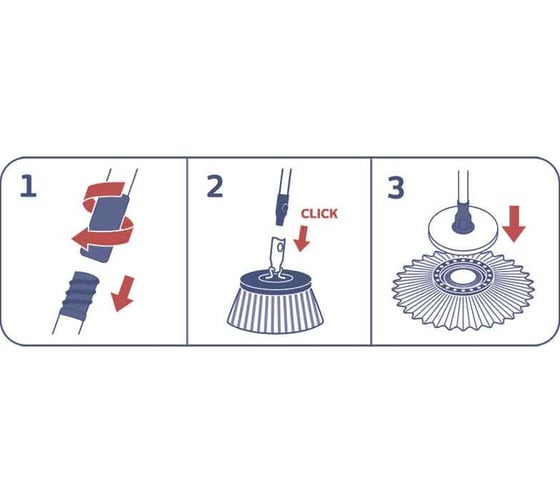 Запасная насадка из микроволокна Leifheit Clean Twist Mop 52095