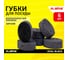 Губки для посуды LAIMA oval black 95x65x35 мм, комплект 6 шт., крупнопористый поролон/абразив 608649 2