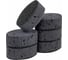 Губки для посуды LAIMA oval black 95x65x35 мм, комплект 6 шт., крупнопористый поролон/абразив 608649 5
