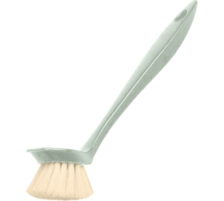 Щетка для посуды IDILAND "Greenland" с прямой ручкой, зеленый флэк 221223618/04