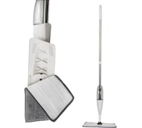 Поворотная швабра с дозатором воды для влажной уборки WMS Tools 12x35 см, L-125 см WMC-10