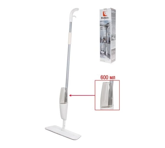 Швабра для пола PERFECTO LINEA Spray Mop Aqua Force с распылителем 43-403011