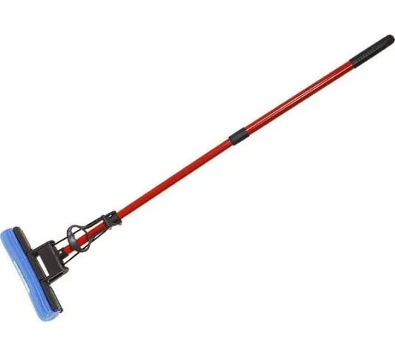 Швабра для пола отжимная красная PERFECTO LINEA 43-192212