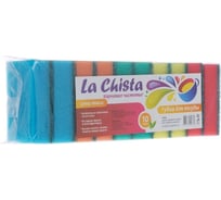 Губки для посуды Lachista Супер Макси 10 шт 870479