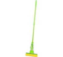 Швабра с отжимом Комус насадка pva 27 см, один ролик, рукоятка 65-120 см hd1910 1649047
