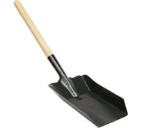 Совок для мусора TOYA металл, с деревянной ручкой 110мм 72979