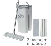 Плоская швабра с ведром для отжима HomeQueen Compact 2.0 75648