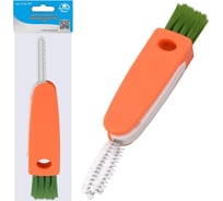 Щеточка для чистки труднодоступных мест МУЛЬТИДОМ "3 в 1", 13.5x2.5x1.5 см VL58-284