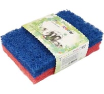 Губки для мытья посуды Bikson 15/10/0,6см, набор 2шт, mu21-810 ПР3349