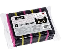 Губки EUROHOUSE CleanCat Black Home - Splash XL, 5 шт ГПМ398