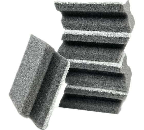 Губки EUROHOUSE CleanCat Black Home-Incline Pro, 5 шт ГПМ399