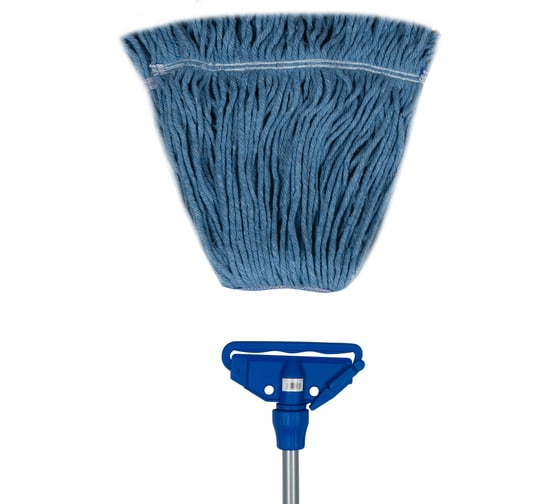 Швабра с мопом NV кентукки синий NV-MOP300B