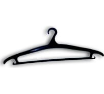 Вешалка для верхней одежды Мультипласт Групп размер 52-54, черная SK345