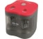 Электрическая точилка Milan 2 отверстия, с батарейками, красная BWM10278 1032924 