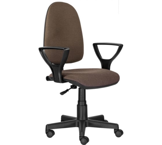Кресло, регулируемая эргономичная спинка, ткань, коричневое С-24, BRABIX Prestige Ergo MG-311 531875 1