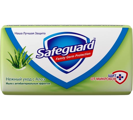 Мыло антибакт 90г safeguard (safeguard) нежный уход, с алоэ, ш/к 45675 (5000174645675)