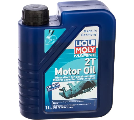 Минеральное моторное масло для водной техники LIQUI MOLY Marine 2T .