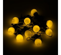 Светодиодная гирлянда Gauss Белт Лайт, серия Holiday, 10 ламп, 7.7 м, IP44, желтый, 1/6 HL065
