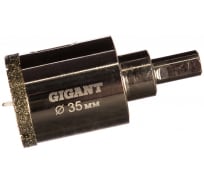 Коронка алмазная по стеклу и керамике (35 мм; 30 мм) Gigant DBG 11071
