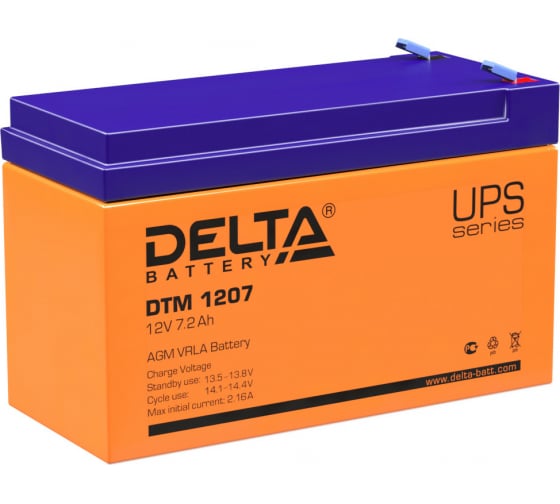 Батарея аккумуляторная Delta DTM 1207 1