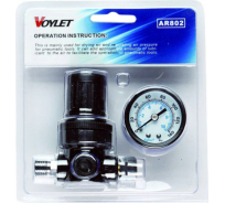 Регулятор давления c манометром на краскопульт Voylet AR-802 005-00041